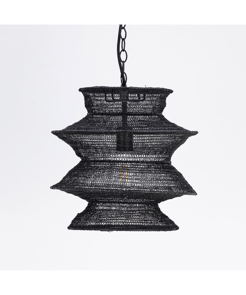 Krabi 1-Light Pendant Black