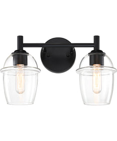 Summer Jazz 2 Light Vanity Matte Black