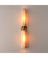 Aveline 2-Light Wall Sconce Natural Aged Brass