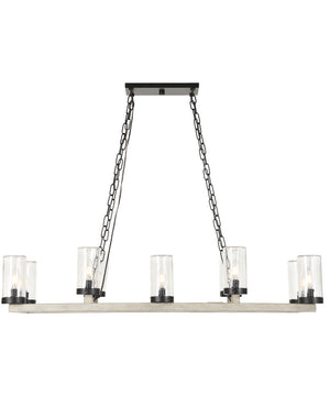Edgecomb 10 Light Indoor-Outdoor Chandelier