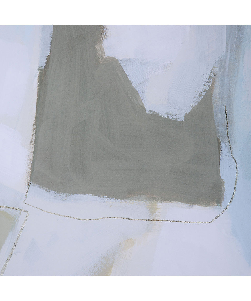 Mist Shapes Framed Prints, Set of 2