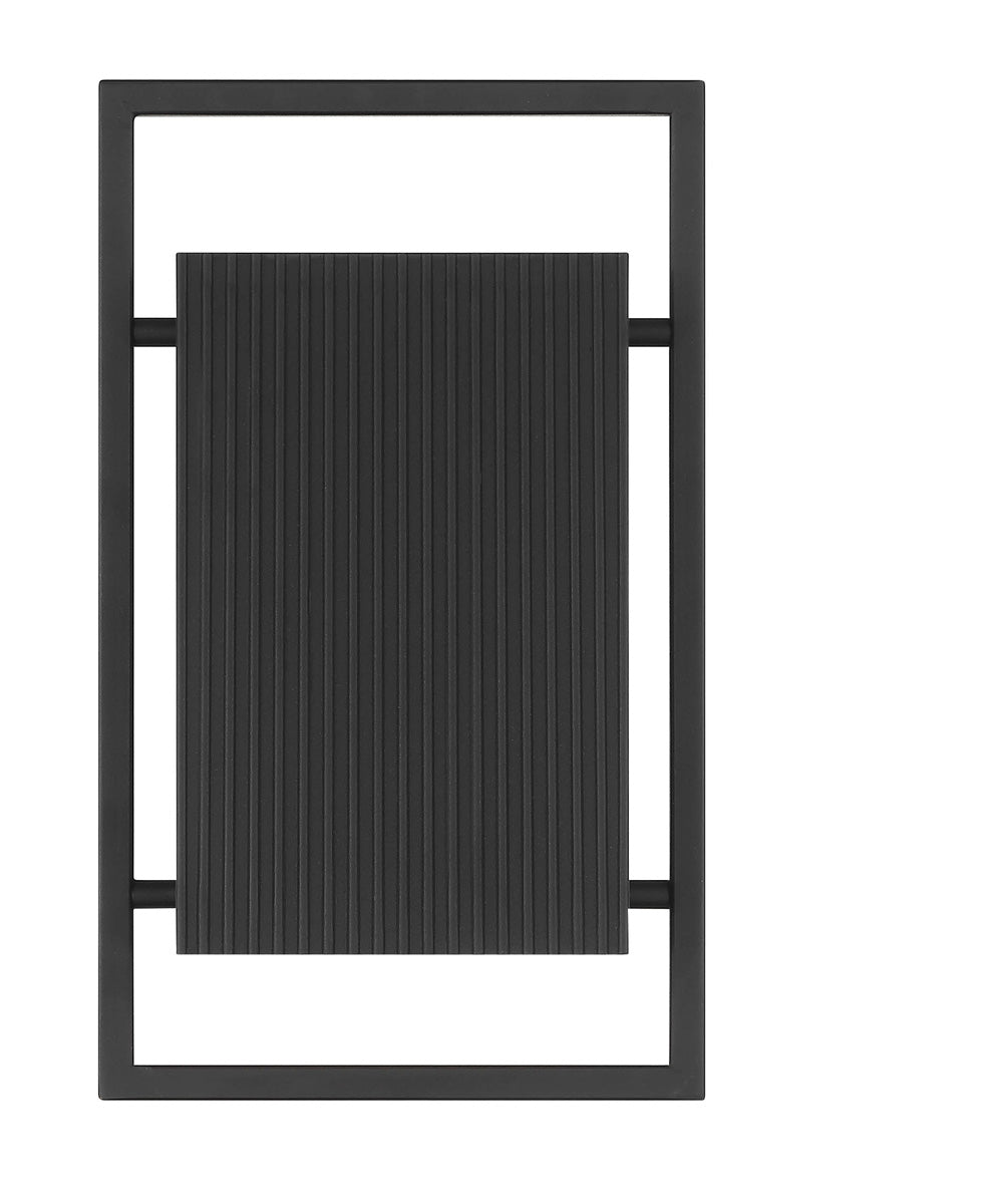 Pine Hills 1 Light Wall Lantern Black