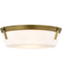 Rowen 3-Light Close-to-Ceiling Natural Brass