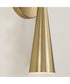 Levi 2-Light Sconce Matte Brass