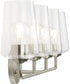 Celino 4-Light Bath & Vanity Brushed Nickel