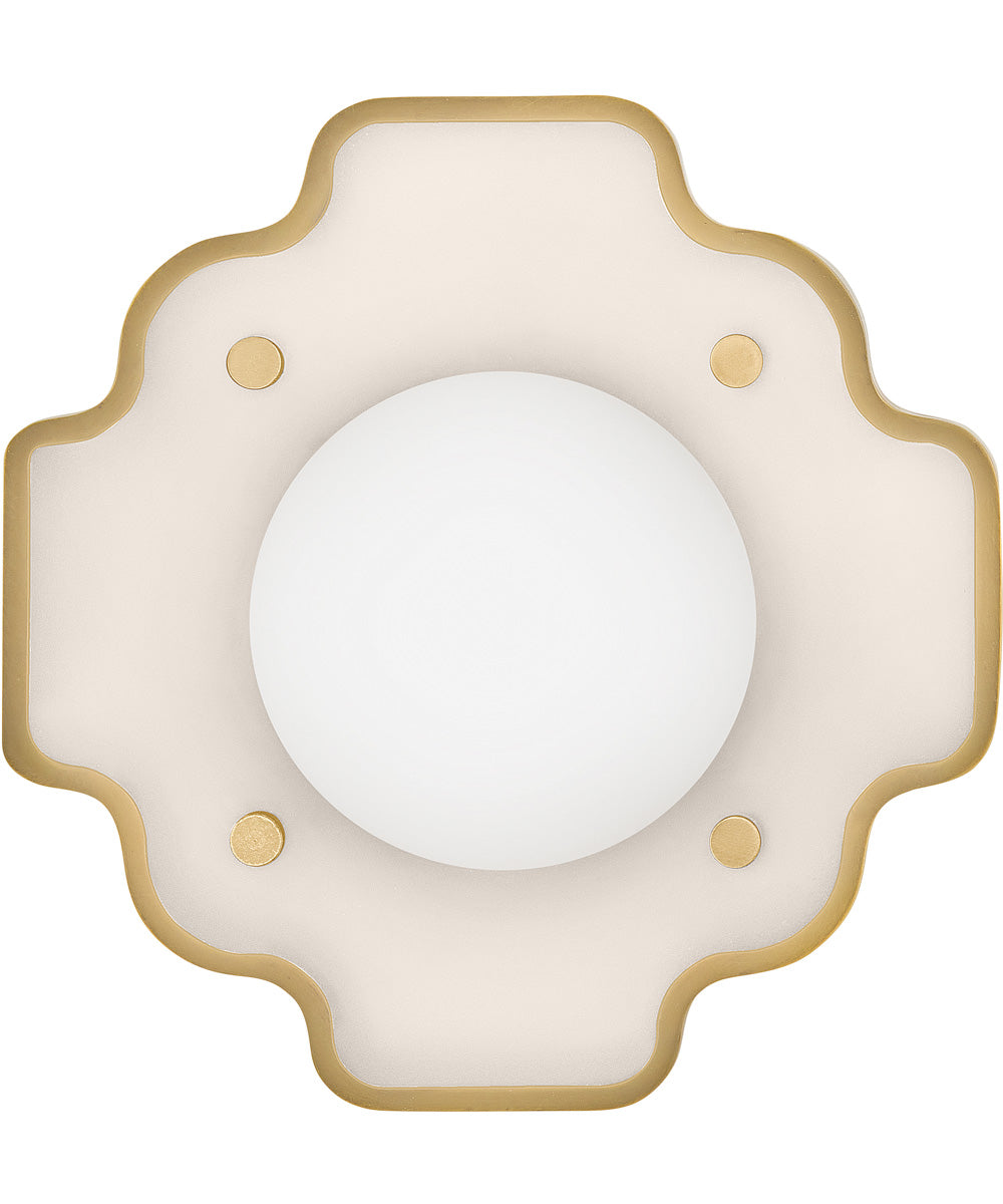 Howe 1-Light Small Single Light Sconce in Light Taupe