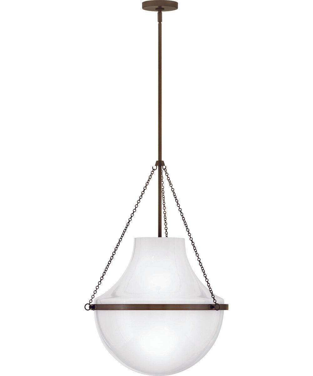 Collins 1-Light Large Pendant in Heritage Bronze
