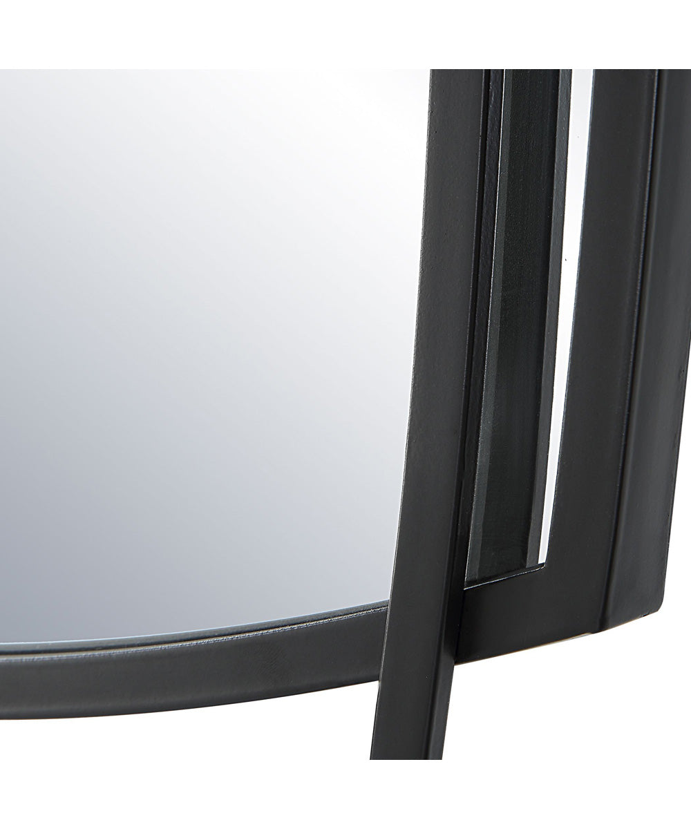 23x32" Wall Mirror in Satin Black
