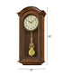 Wall Clock with Pendulum and Dual Chimes