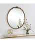 28x29" Wall Mirror in Antique Gold