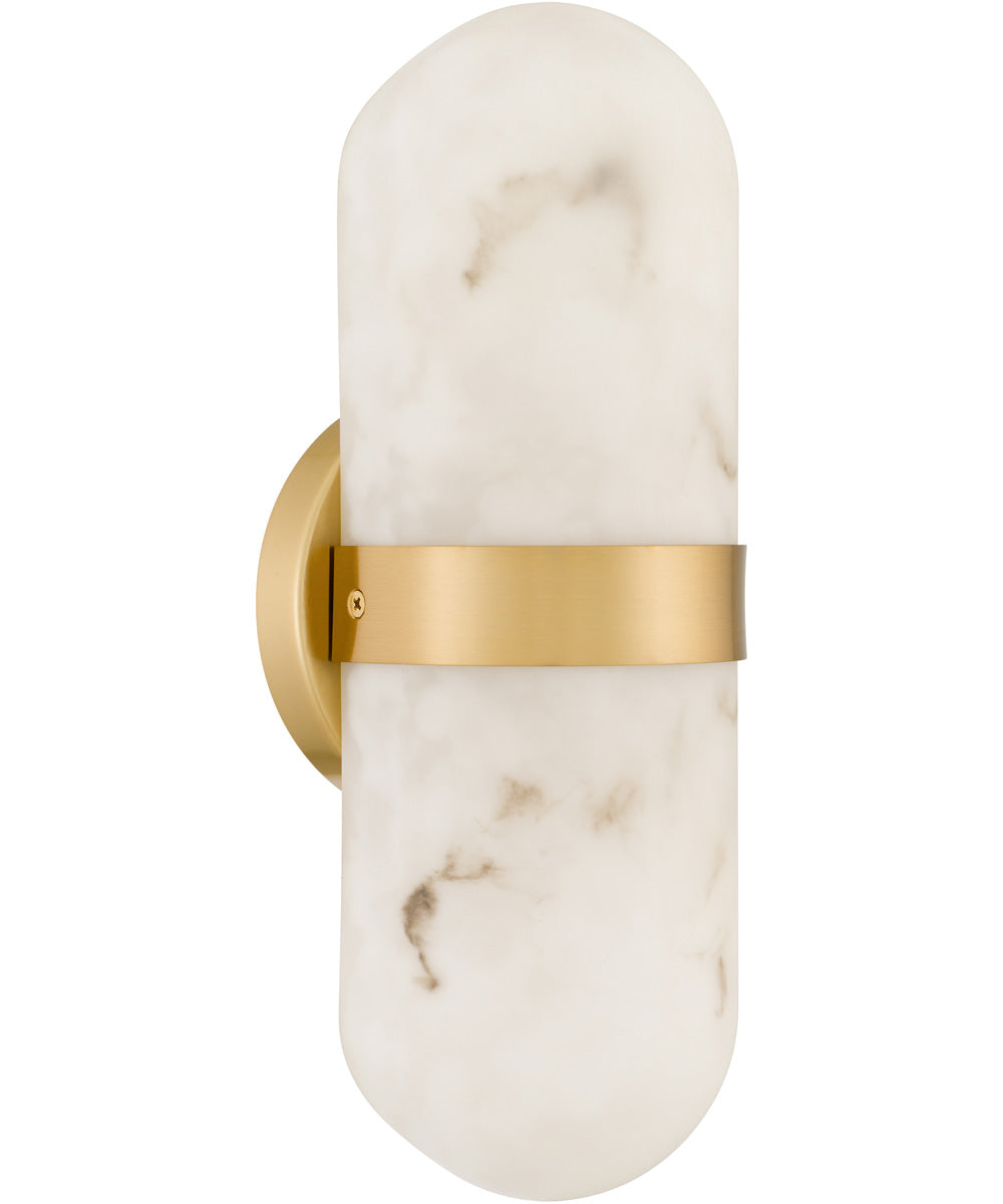 Bree 2-light Wall Sconce Brushed Gold