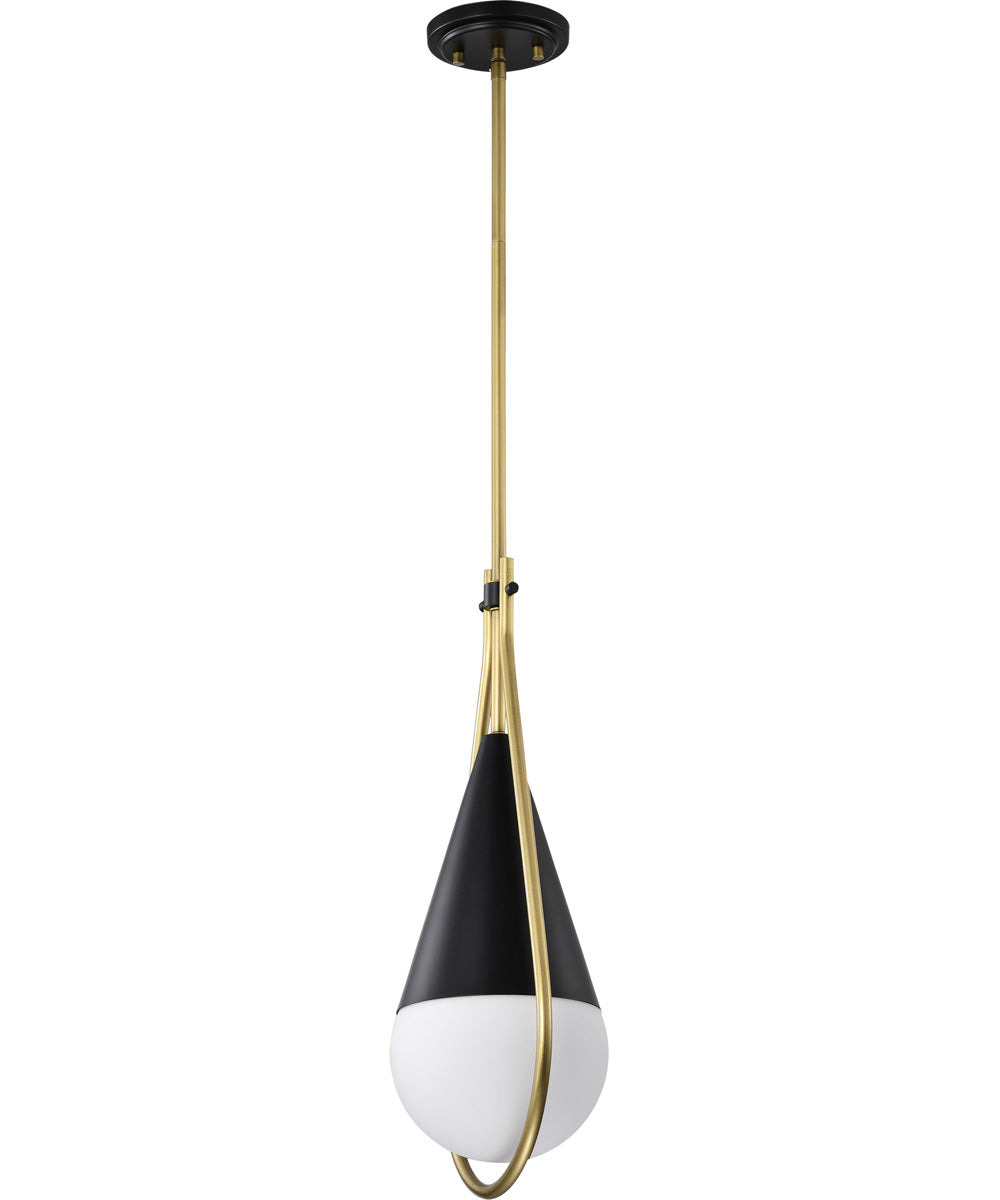 Admiral 1-Light Pendant Matte Black