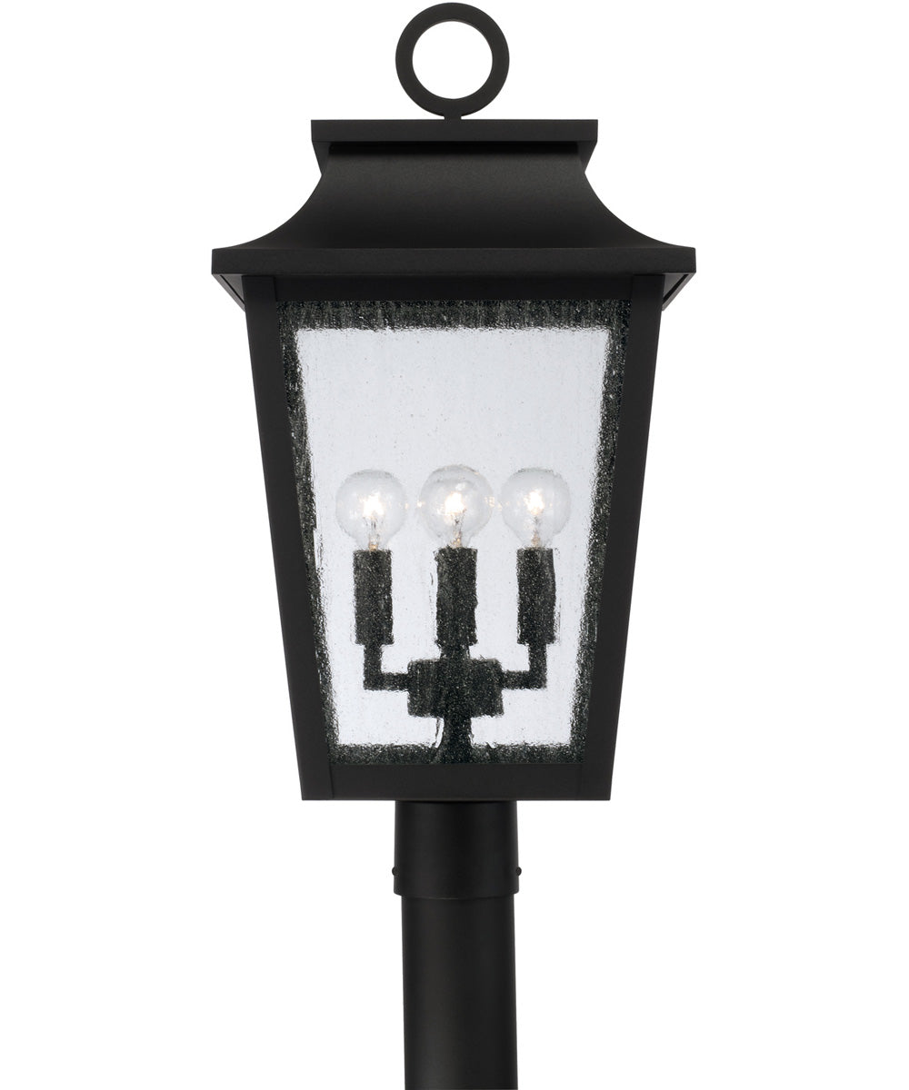 Chandler 4-Light Outdoor Post-Lantern Black