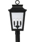 Chandler 4-Light Outdoor Post-Lantern Black