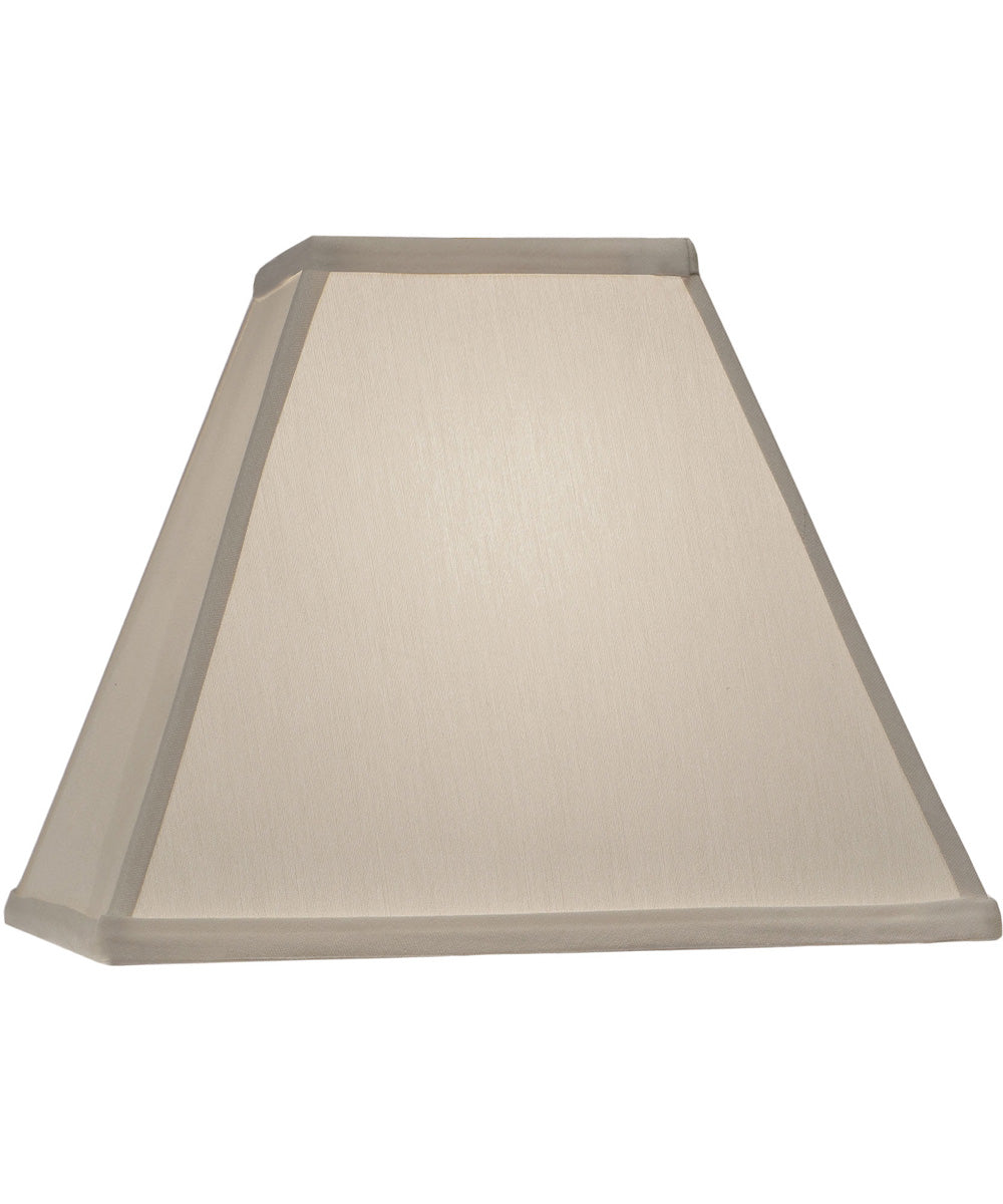 4x8x8 Ivory Shadow Tapered Square Hardback Lampshade