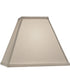 4x8x8 Ivory Shadow Tapered Square Hardback Lampshade