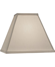 4x8x8 Ivory Shadow Tapered Square Hardback Lampshade