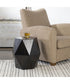 Volker Black Geometric Accent Table