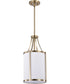 Easton 1-Light Pendant Burnished Brass