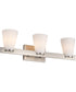 Royale 3-Light Vanity & Wall Brushed Nickel