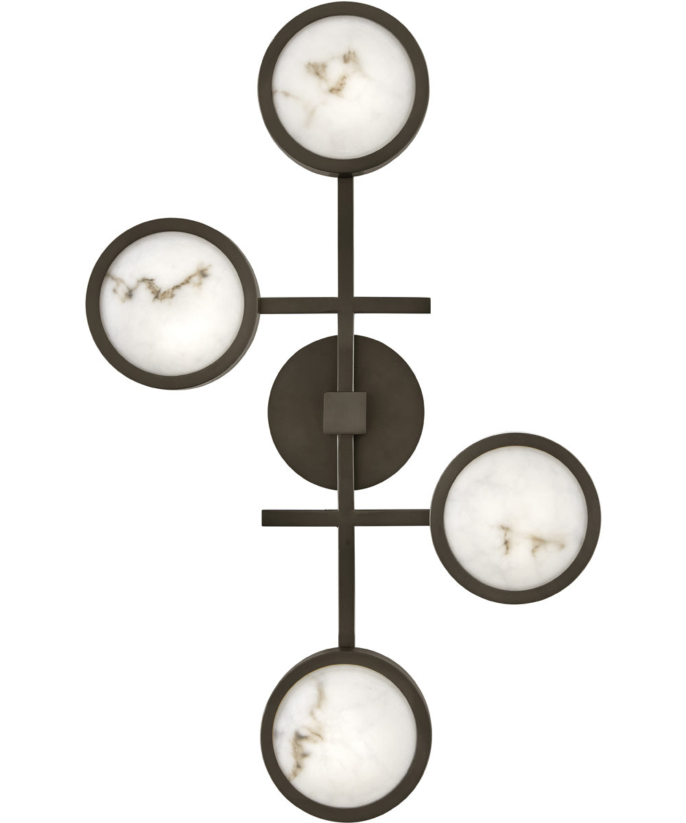 Cava LED-Light Large Flush Mount in Black Oxide