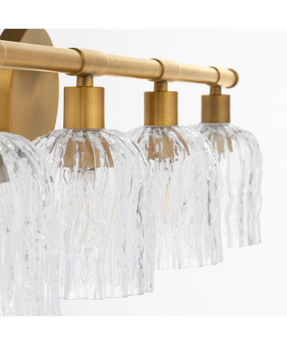 Meriam 4-light Bath Vanity Light Brushed Brass