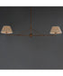 Dunbridge 2-Light Pendant Weathered Brass