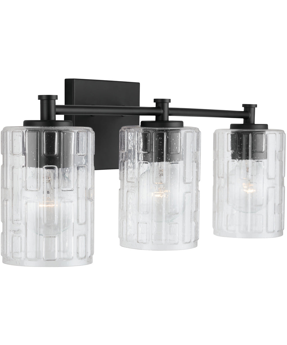 Emerson 3-Light Vanity Matte Black