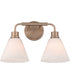 Pleated II 2-Light Lighting Premium Bronze