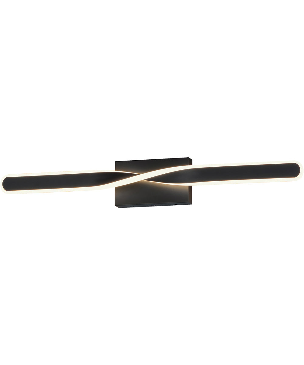 Pirouette 32 inch LED Bath Vanity 5CCT Black