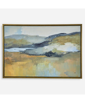 Folded Hills Framed Landscape Art