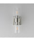Livingston 2-Light Sconce Satin Nickel