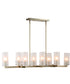 Mistie 8 Light Linear Chandelier