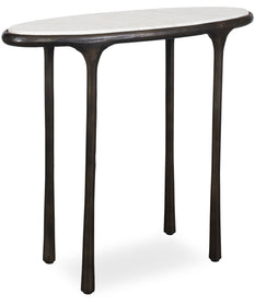 Ata Dark Bronze Accent Table