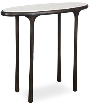 Ata Dark Bronze Accent Table