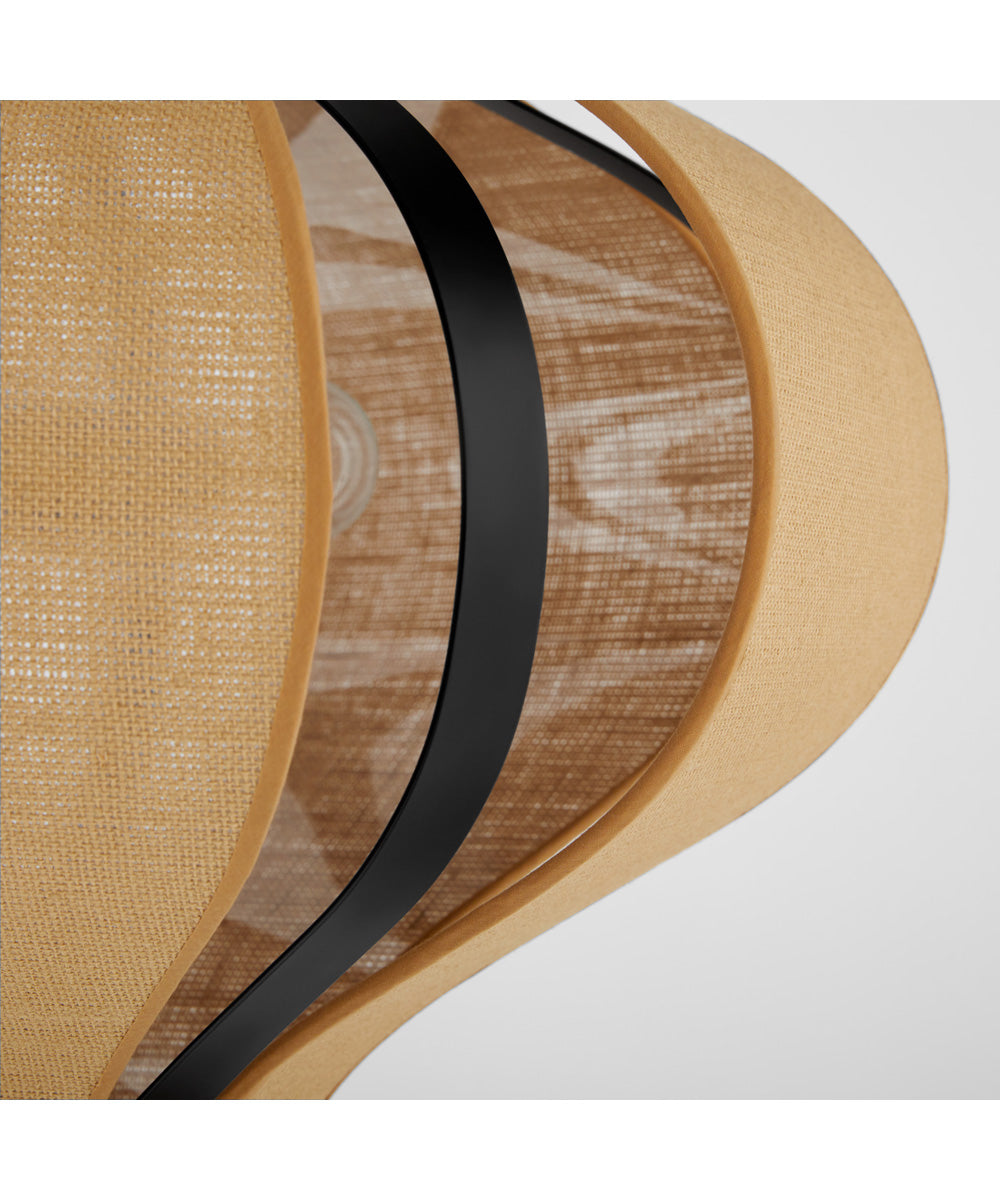 Monroe 3-light Pendant Matte Black