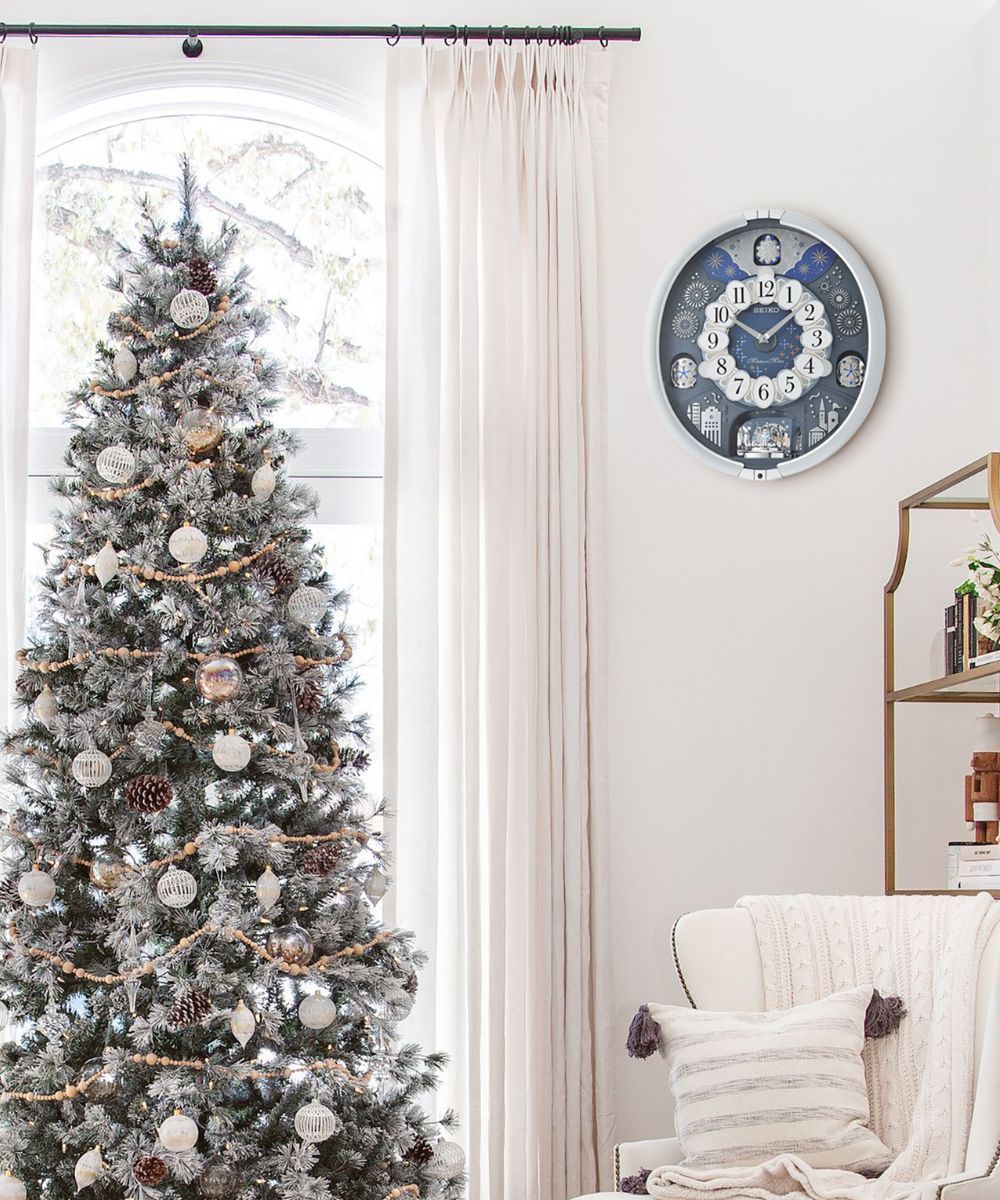 18"H Melodies in Motion Clock  with 18 Hi-Fi Melodies