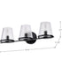 Valentine 3-Light Vanity & Wall Black
