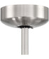 52" Topper 1-Light Fan Brushed Polished Nickel