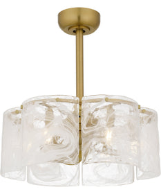 Maisie 6-light Fandelier Brushed Gold