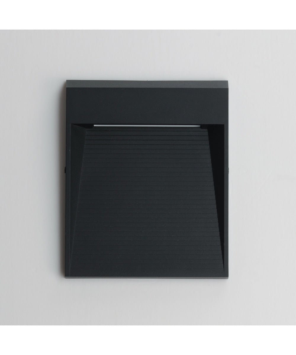 Steppes LED Outdoor Sconce Black