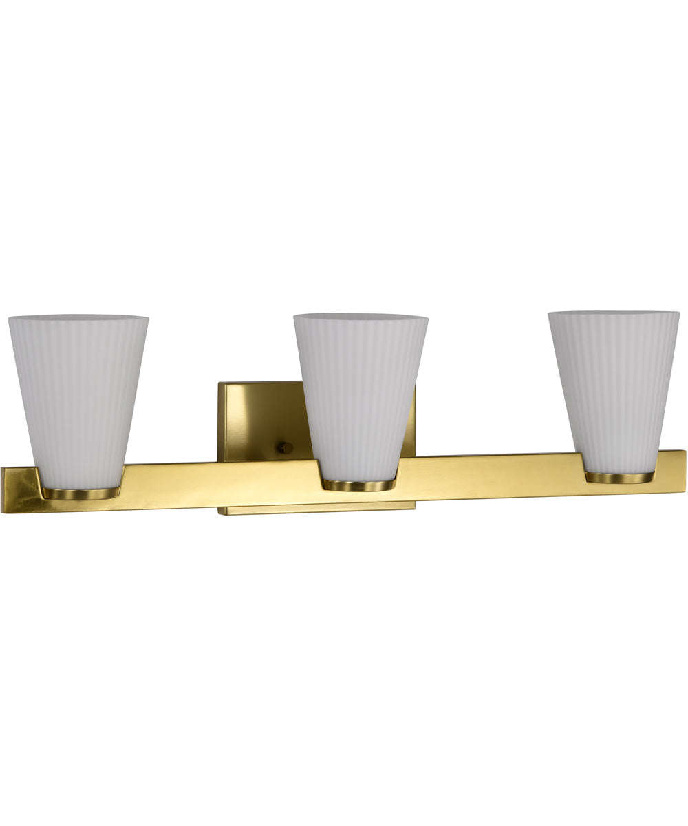 Royale 3-Light Vanity & Wall Burnished Brass