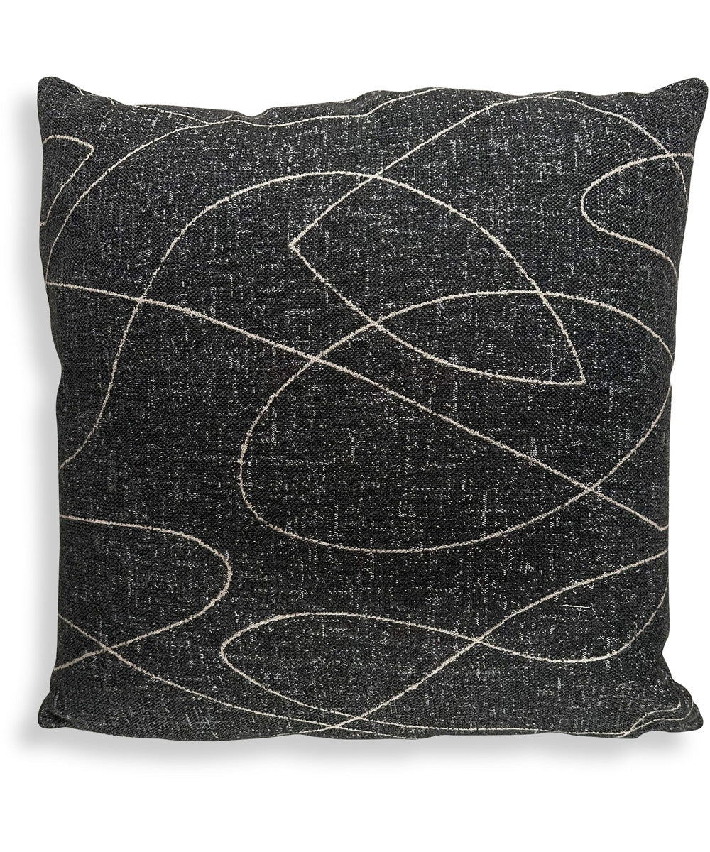 Loopy Loop Outdoor Onyx Pillow