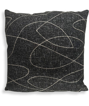 Loopy Loop Outdoor Onyx Pillow