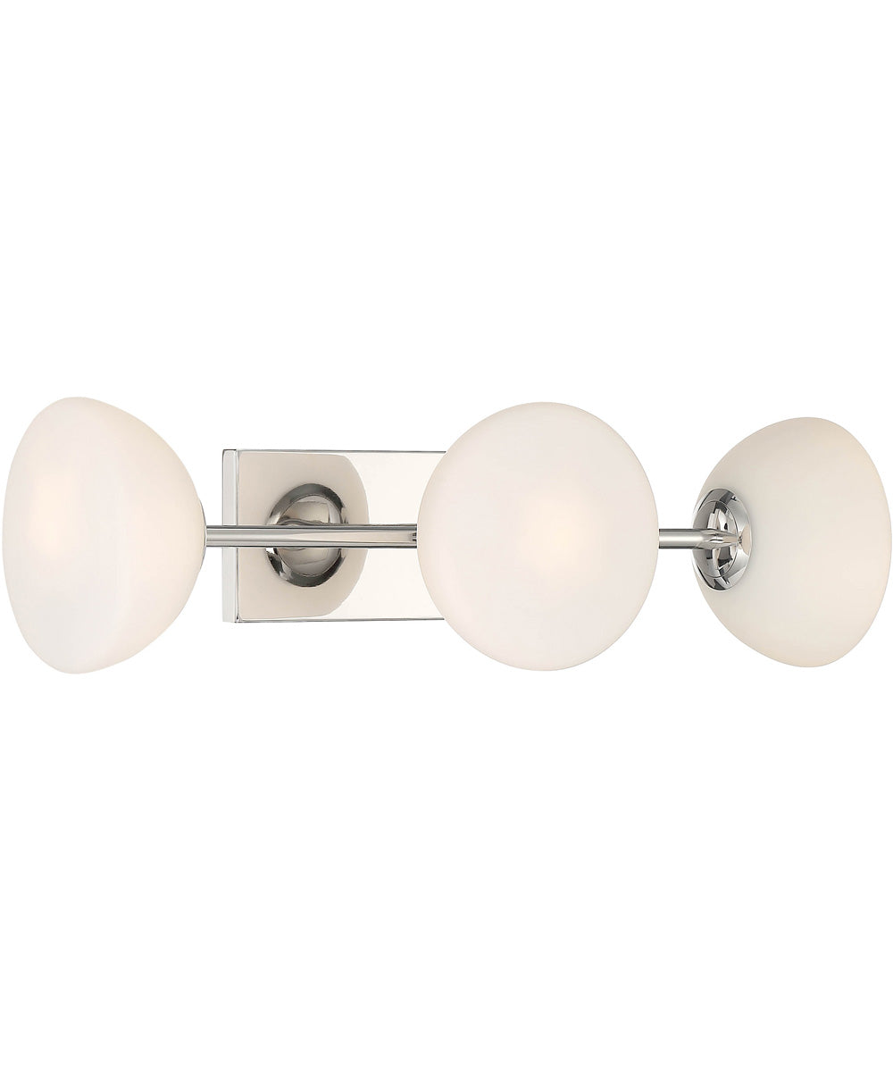 Zio 3 Light Vanity Polished Nickel
