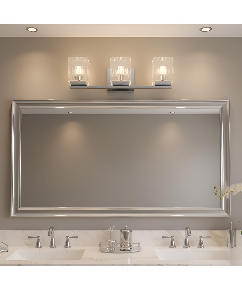 Estelle 3-light Bath Light Polished Chrome