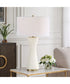 Ridgeline Matte White Table Lamp