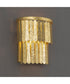 Regalia 1-Light Wall Sconce Gold Leaf