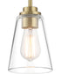 Westin 1 Light Pendant Brushed Gold