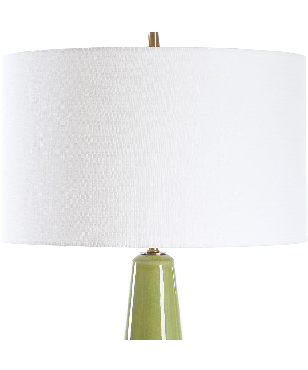 Mendell Moss Green Table Lamp